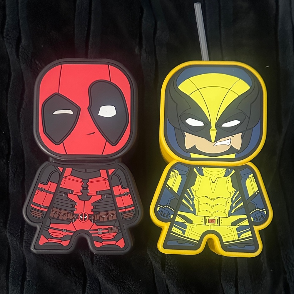 Deadpool and Wolverine Character Tumblers